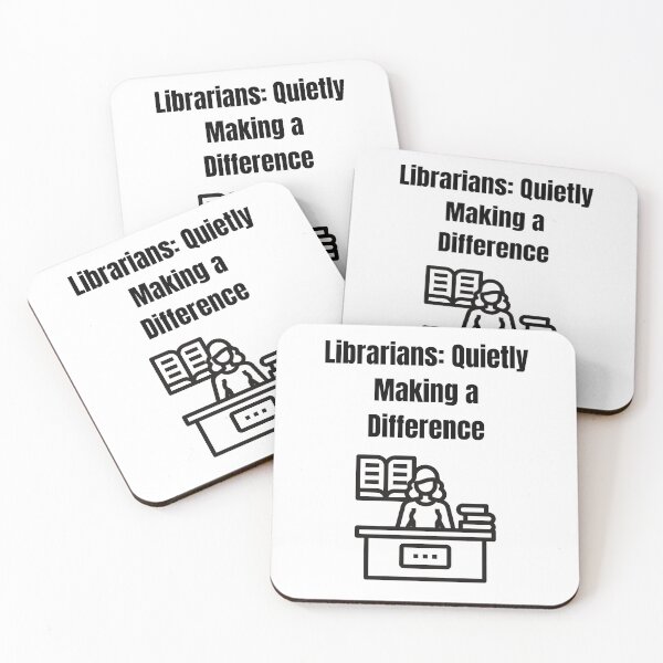 Item preview, Librarians: Quietly Making a Difference (Black Lettering) designed and sold by TeesbyAngela.