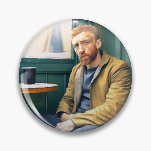 Artikelvorschau, Wenn Van Gogh noch am Leben wäre und in einer Cafeteria säße und Jeans in einem Van Gogh-Stil gemaltes Selbstporträt tragen würde entworfen und verkauft von EmeraldeaArt.
