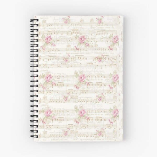 Item preview, Coquette floral music notes pattern  designed and sold by Pixiedrop.