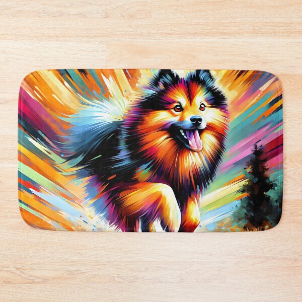 Item preview, Finnish Spitz Dog Portrait Acrylic Art Print Pet Portrait Gifts for Dog Lovers designed and sold by Puppy Puzzles Plus.