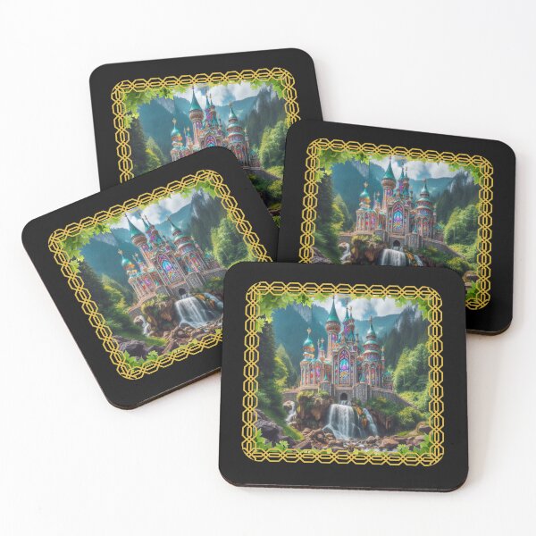 Artikelvorschau, Buntglas-Fantasieschloss entworfen und verkauft von Vast-Designs.