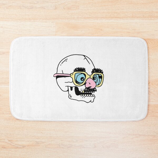 Item preview, skull with glasses designed and sold by luannsemmsobre.