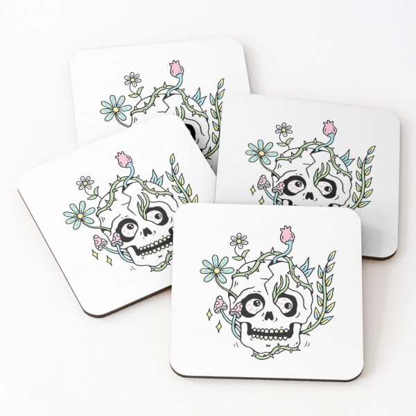 Item preview, skull flowers designed and sold by luannsemmsobre.