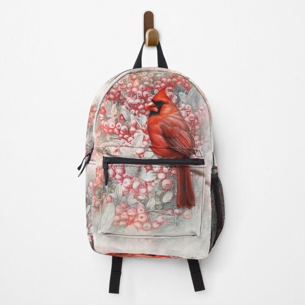 Item preview, Red Cardinal Perched On A Branch designed and sold by Pretty-Bird.