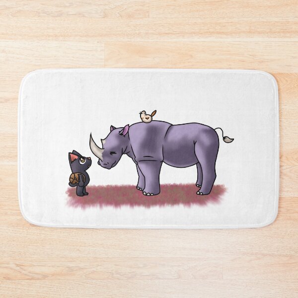 Item preview, Inktober Day 21: Rhinoceros designed and sold by TonicButterfly.