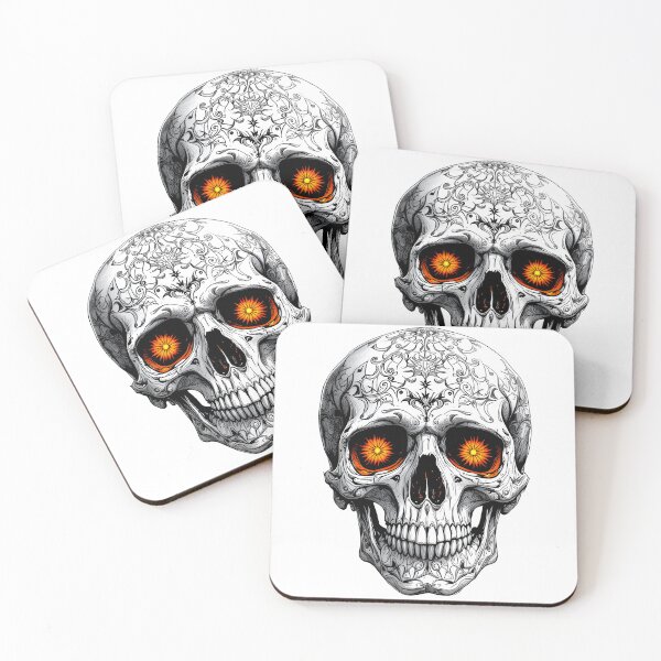 Item preview, Spooky Halloween Skull: Digital Art designed and sold by J.P Graphic Studio.