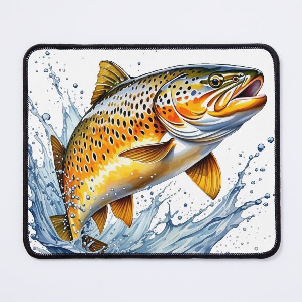 Item preview, Brown Trout Splash designed and sold by SCX03.