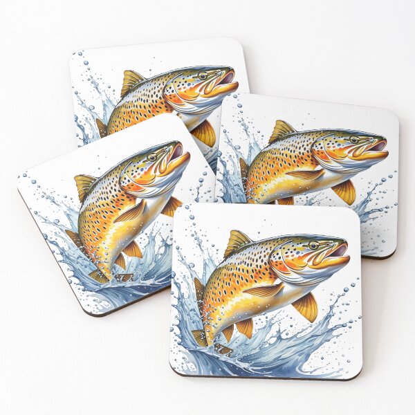 Item preview, Brown Trout Splash designed and sold by SCX03.