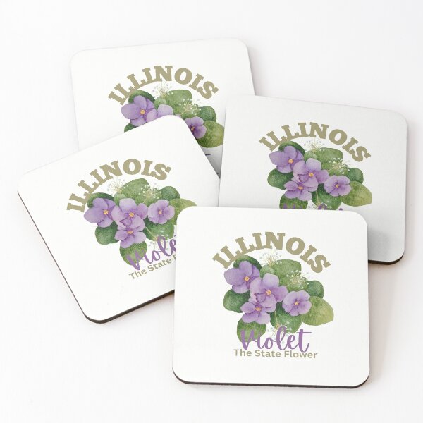 Artikelvorschau, Illinois State Flower Violet Klassisches T-Shirt Aufkleber entworfen und verkauft von ThinkNature!.