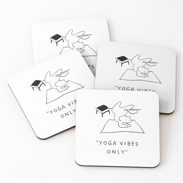 Item preview, Yoga Vibes Only | Yoga Cat Illustration designed and sold by RM-Journey.