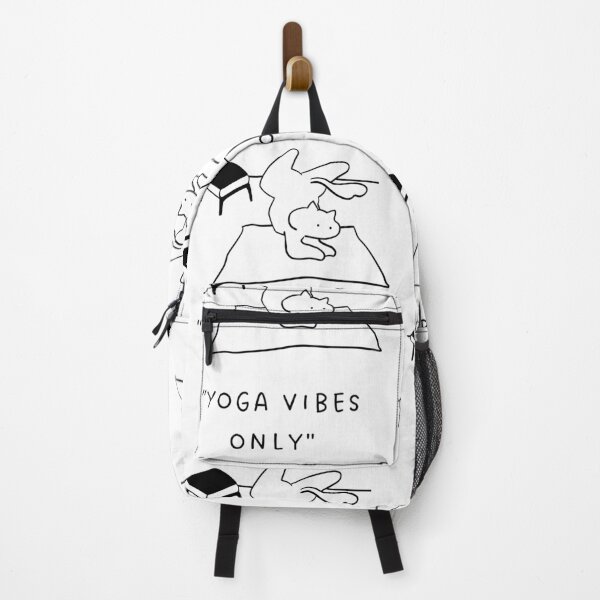 Item preview, Yoga Vibes Only | Yoga Cat Illustration designed and sold by RM-Journey.