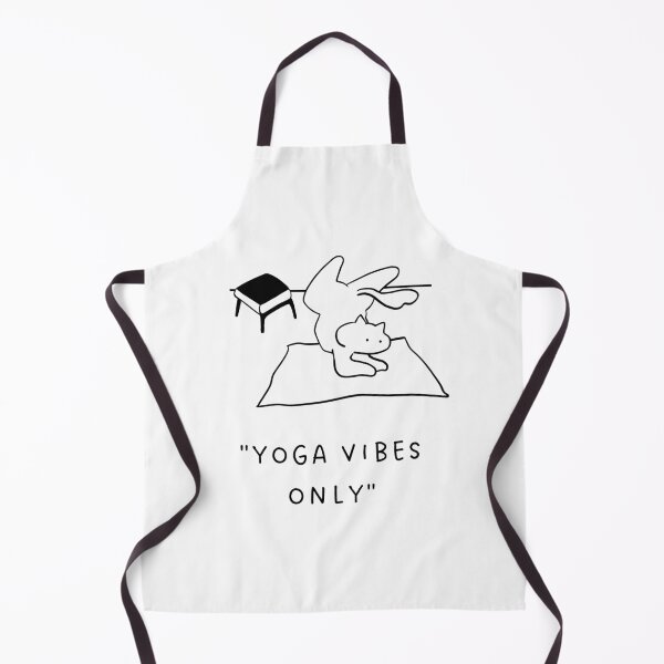 Item preview, Yoga Vibes Only | Yoga Cat Illustration designed and sold by RM-Journey.