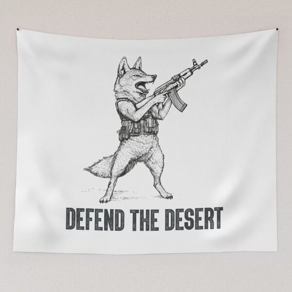 Item preview, DEFEND THE DESERT - COYOTE designed and sold by DefendNaturePDX.