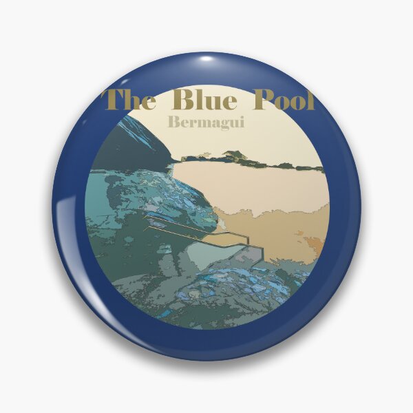 Item preview, the blue pool bermagui retro scene designed and sold by Brett Thompson.