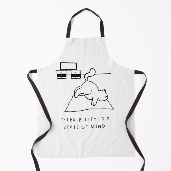 Item preview, Flexibility is a State of Mind | Yoga Cat Illustration designed and sold by RM-Journey.