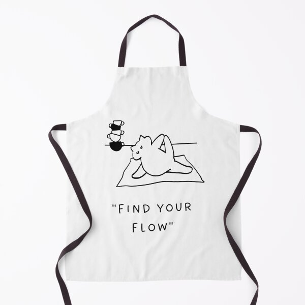 Item preview, Find Your Flow | Yoga Cat Illustration designed and sold by RM-Journey.