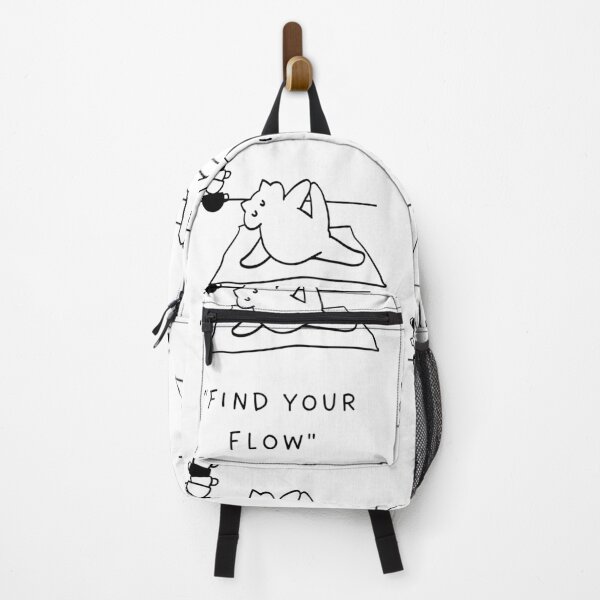 Item preview, Find Your Flow | Yoga Cat Illustration designed and sold by RM-Journey.