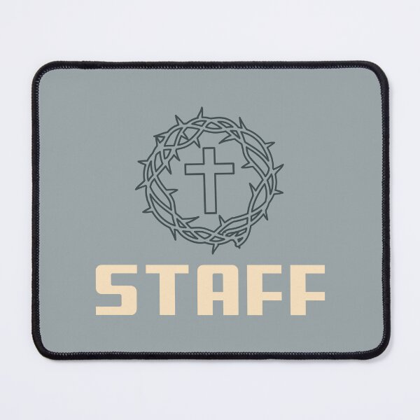 Item preview, Staff, Welcome, Church Greeter, Greeter, Church, Staff, Cross and thorns designed and sold by tshirtart2024.