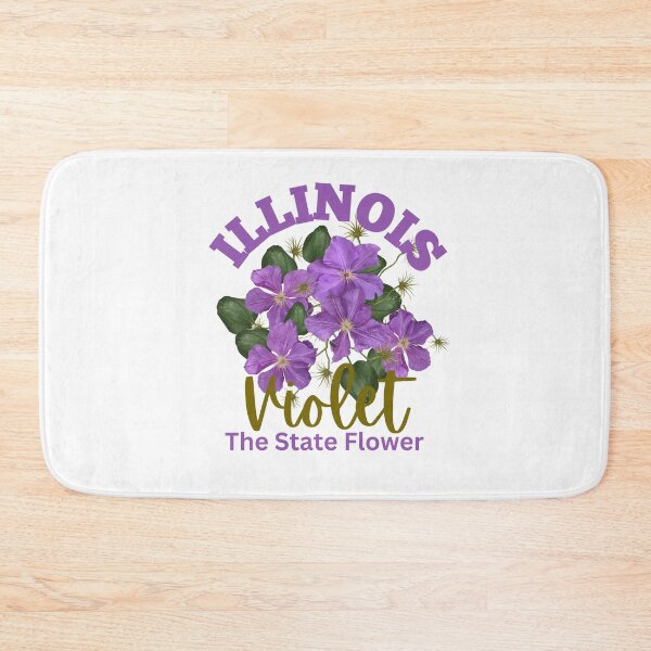 Artikelvorschau, Illinois State Flower Violet Klassisches T-Shirt Aufkleber entworfen und verkauft von ThinkNature!.
