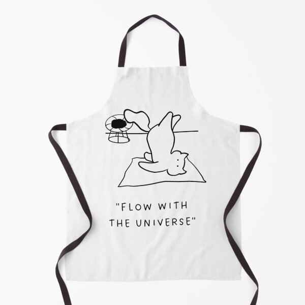 Item preview, Flow with the Universe | Yoga Cat Illustration designed and sold by RM-Journey.