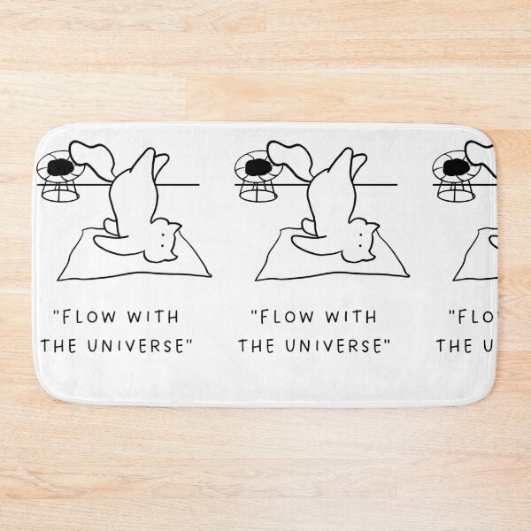 Item preview, Flow with the Universe | Yoga Cat Illustration designed and sold by RM-Journey.