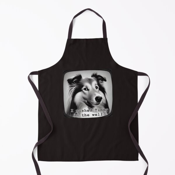 Item preview, I pushed Timmy in the well Collie Dog Retro TV Classic Show designed and sold by NickerStickers.