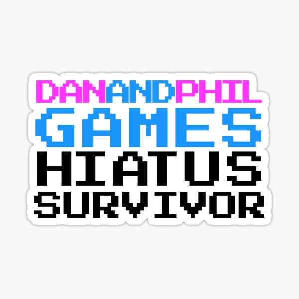 Item preview, Dan and Phil Games Hiatus Survivor designed and sold by J-Creative-.