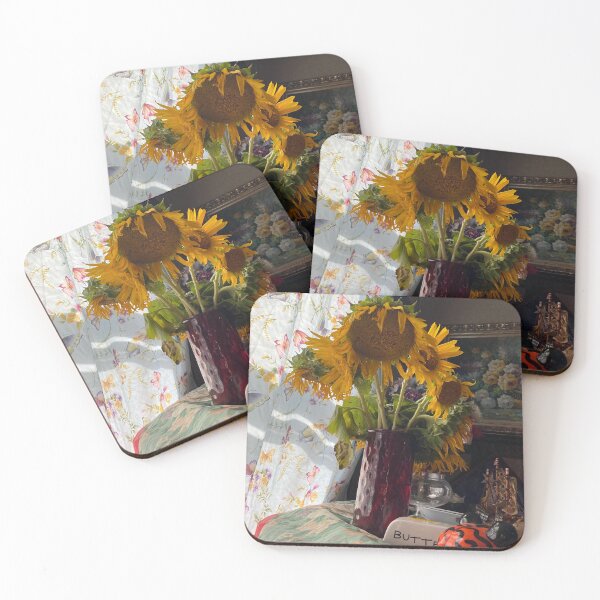 Item preview, Sunflower still life designed and sold by Punkinchunk.