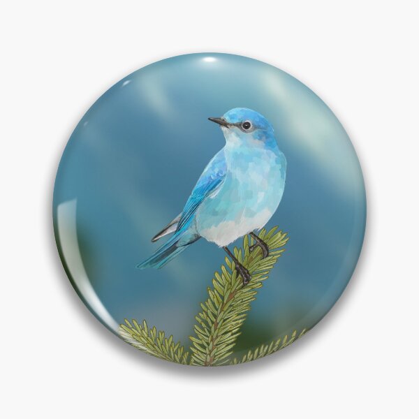 Item preview, The Peak (Mountain Bluebird) designed and sold by GyrKiteTours.