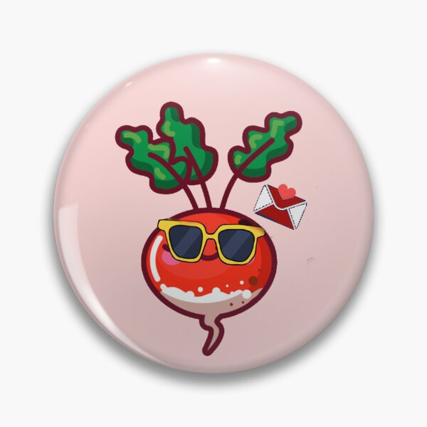 Item preview, Cute Cartoon Beetroot Wearing Sunglasses designed and sold by nada-art.