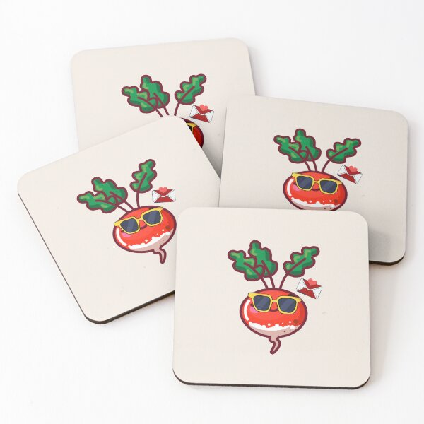 Item preview, Cute Cartoon Beetroot Wearing Sunglasses designed and sold by nada-art.