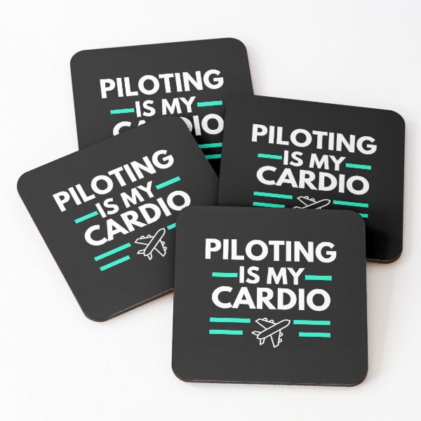 Item preview, Piloting is my cardio | Flight Pilot designed and sold by annoying-shirts.