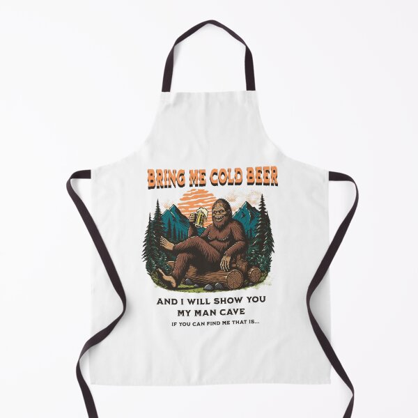 Item preview, Bring me cold beer bigfoot designed and sold by Crealityofit.