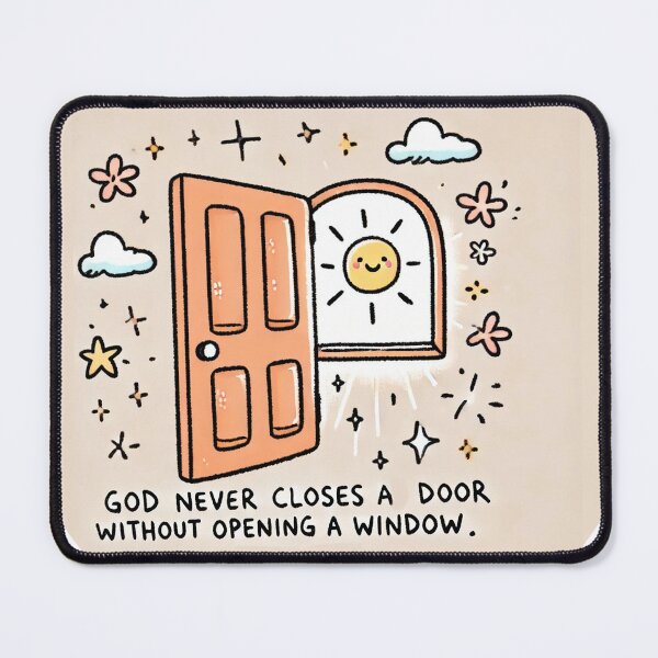 Item preview, God never closes a door without opening a  window  designed and sold by Vicktorino.