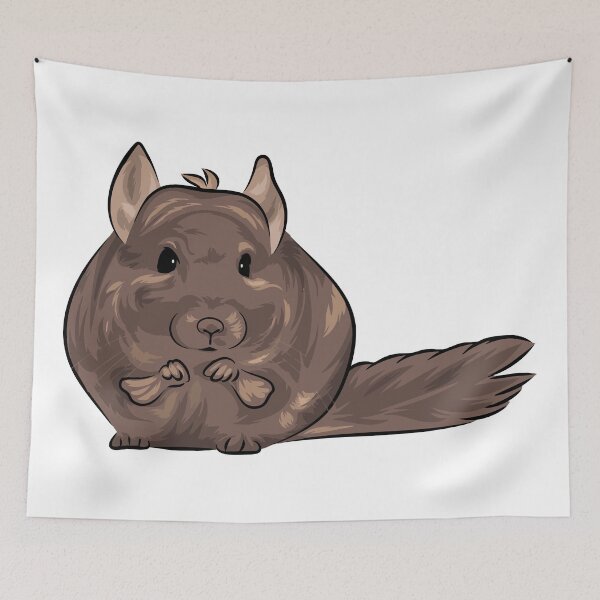 Item preview, Chinchilla Cartoon designed and sold by Magnolia Valley Art.