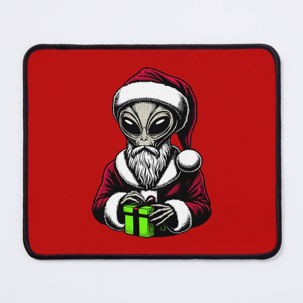 Item preview, Santa Grey Alien designed and sold by roswellboutique.
