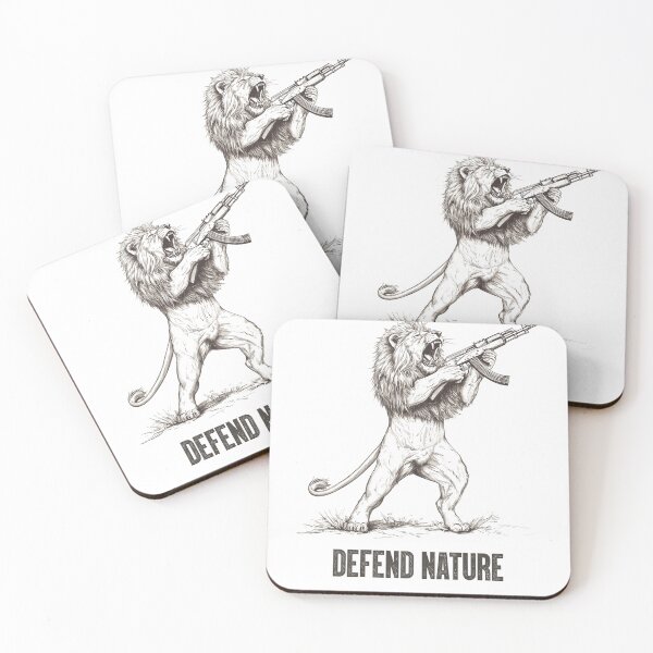 Item preview, DEFEND NATURE - LION designed and sold by DefendNaturePDX.