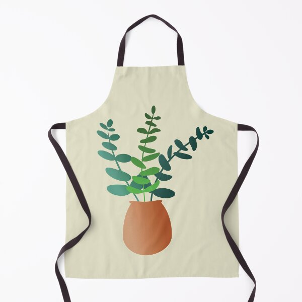 Item preview, Boho Pot with Eucalyptus Leaves designed and sold by zibziby.