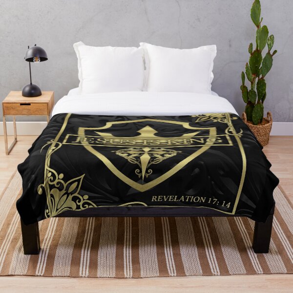 Item preview, Jesus Is King Gold Cross designed and sold by Jordan Christopher.