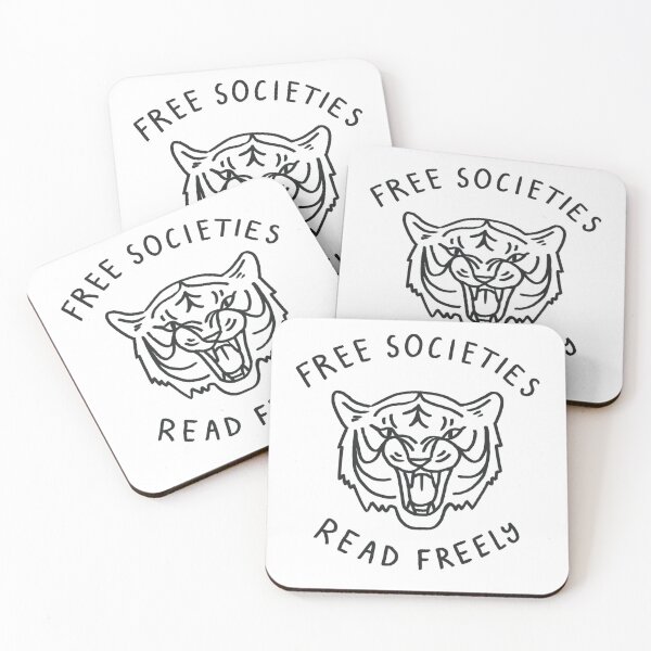Item preview, Free Societies Read Freely designed and sold by Creature Speak.