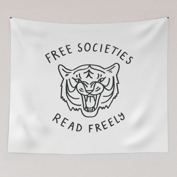 Item preview, Free Societies Read Freely designed and sold by Creature Speak.