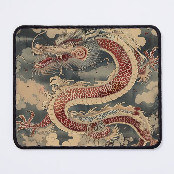 Artikelvorschau, Chinesischer Drache Vintage Kunst 31 entworfen und verkauft von AstroRisq.