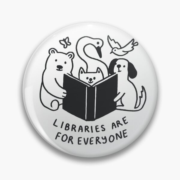 Aperçu de l'œuvre Les bibliothèques sont pour tout le monde créée et vendue par Creature Speak.