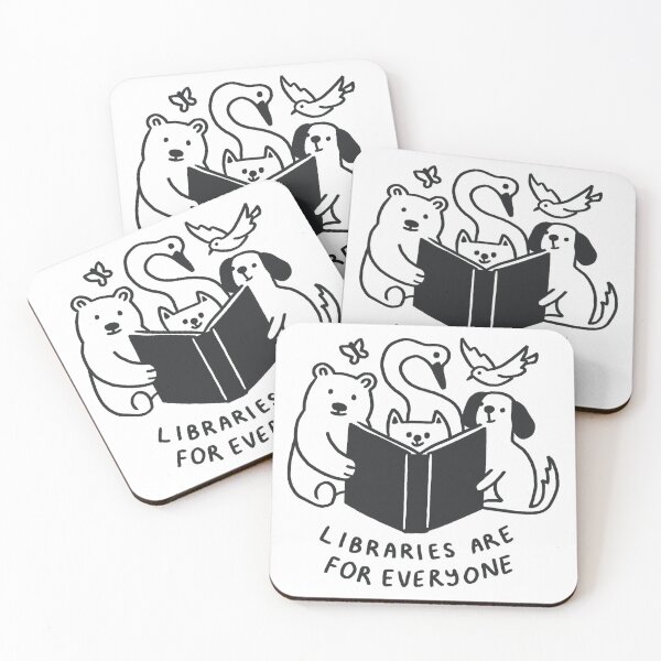 Item preview, Libraries are for Everyone designed and sold by Creature Speak.