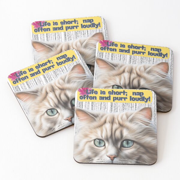 Item preview, Feline Philosophy: Live Life to the Fullest Tee designed and sold by mi33x.