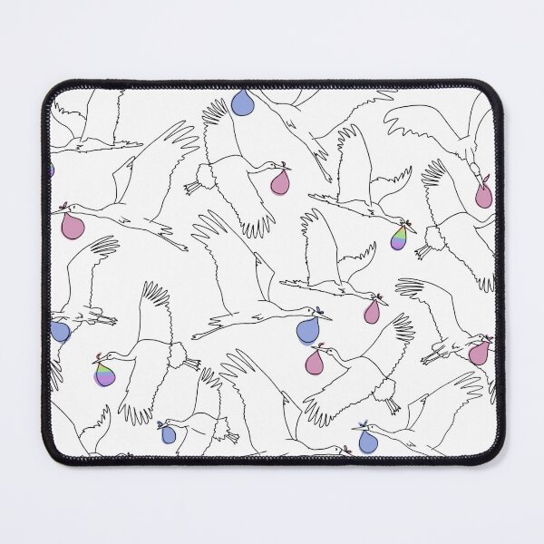 Item preview, Stork pattern(boy/girl/rainbow) designed and sold by Adhefix.