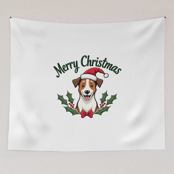 Item preview, Jack Russel Terrier Christmas designed and sold by MegzDesign.