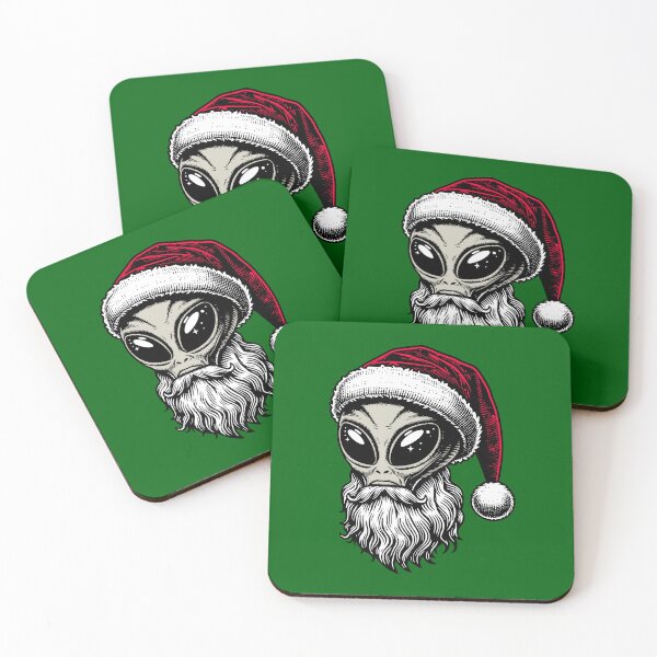 Item preview, Santa Grey Alien designed and sold by roswellboutique.