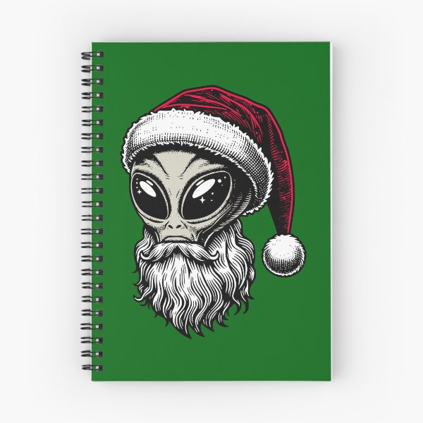 Item preview, Santa Grey Alien designed and sold by roswellboutique.