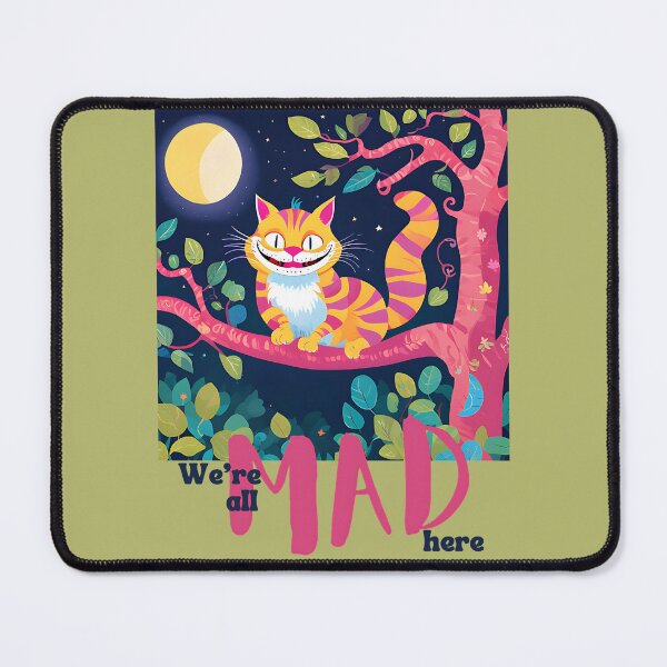 Item preview, We're All Mad Here Cheshire Cat designed and sold by frolicandlarks.